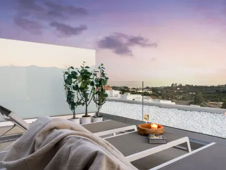 Maison de ville Cancelada - terrasse avec vue mer