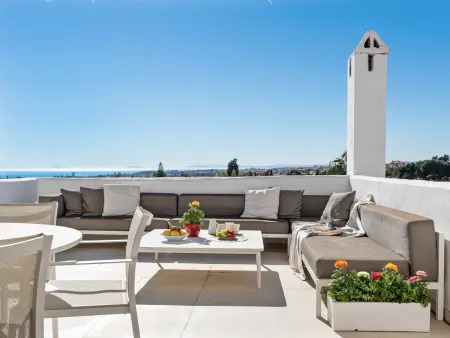 Location appartement à Marbella, Appartement lumineux avec vue mer
