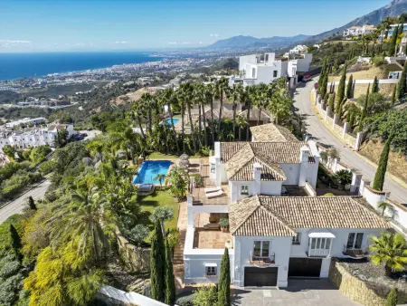Location villa à Marbella, Villa avec piscine privÃ©e - Vues spectaculaires