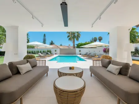 Villa spacieuse, vue montagne - 12 pers., Location Villa 12 personnes à Marbella - Photo 3