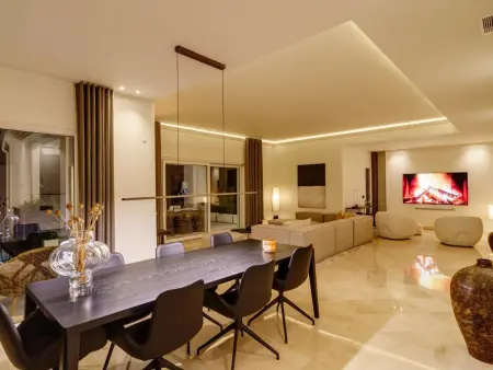 Villa spacieuse, vue montagne - 12 pers., Location Villa 12 personnes à Marbella - Photo 22