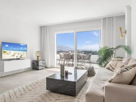 Penthouse 3 chambres, terrasse 40m² et vue Golf Valley : photo 2