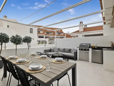Penthouse duplex 3 chambres, terrasses vue montagne à Marbella : photo 6
