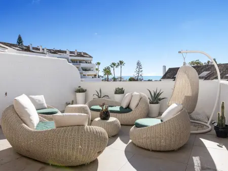 Location appartement à Marbella, Appartement lumineux, vue piscine - 6 pers.