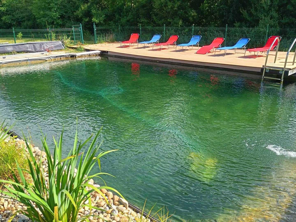 Gîte Le Vieux Ponçut - 12 pers, bassin biologique & clim - Photo 34