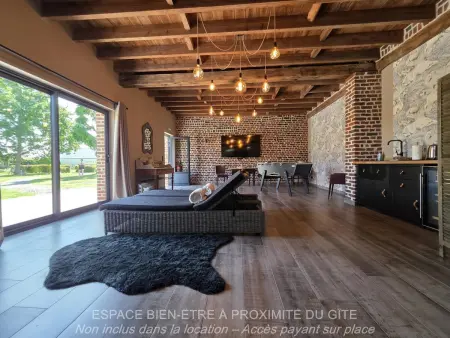 L'Escale : gîte 11 pers. spa et jardin 300m² : photo 6