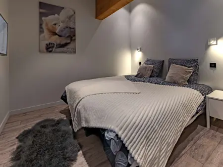 Appartement 8 pers. avec jacuzzi et piscine à La Plagne 1800 : photo 13
