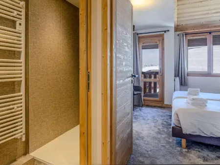 Duplex 8 pers. avec sauna privé à Belle Plagne : photo 10
