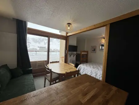 Studio 6 pers. avec terrasse vue pistes à Plagne Bellecôte : photo 3