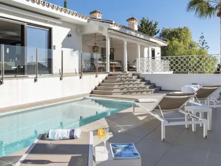 Villa de luxe plain-pied, piscine, vue mer — 10 pers. : photo 18