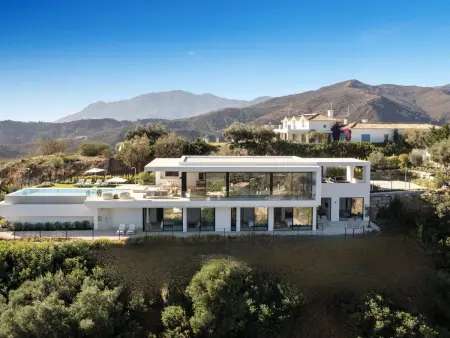 Location villa à Benahavís, Villa avec piscine - vue panoramique