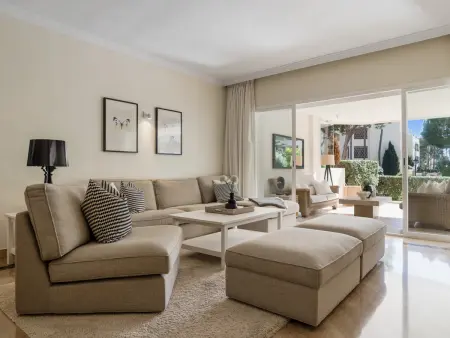 Appartement 2 ch, terrasse vue mer - Marbella : photo 4