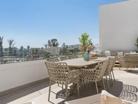 Penthouse 4 chambres, piscine et gym - Marbella : photo 3