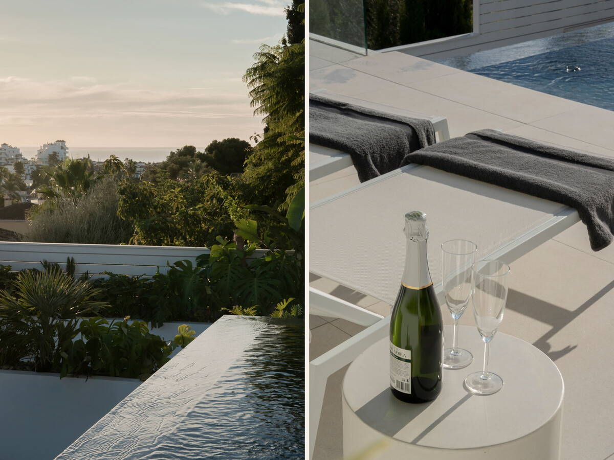 Villa Ama, 4 chambres avec piscine débordement à Marbella - Photo 3