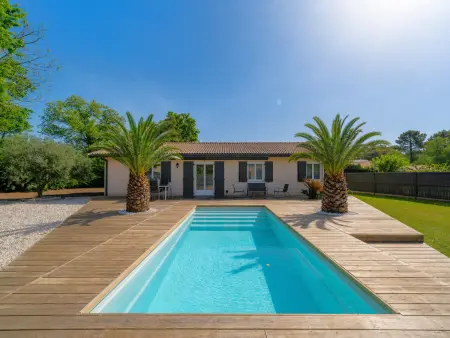 Location maison à Parentis en Born, Maison familiale avec piscine - 6 pers.