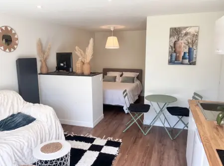 Studio 28 m² avec terrasse et jardin clôturé à Carignan-de-Bordeaux : photo 4