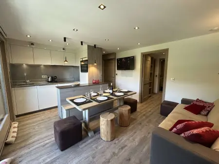 Appartement contemporain 6 pers. à Méribel, vue forêt : photo 3
