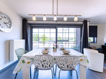 Appartement Duinenzicht avec balcon à De Haan, 600 m de la plage : photo 1