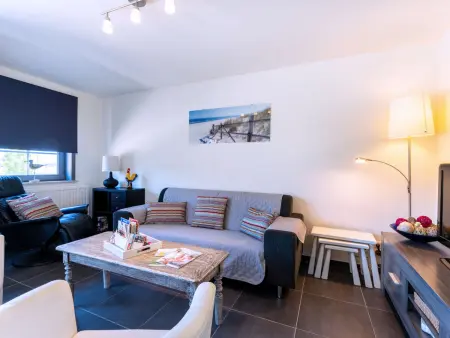 Appartement Duinenzicht avec balcon à De Haan, 600 m de la plage : photo 4