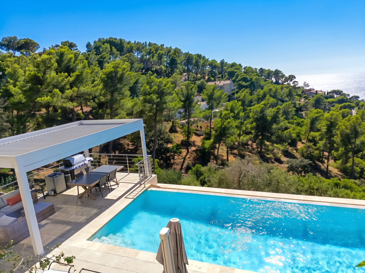 Rez-de-villa 150 m² avec piscine privée et sauna à Carqueiranne - Photo 18