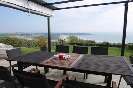 Villa de vacances avec vue mer panoramique à 180° à Telgruc-sur-Mer, Villa de vacances panoramique avec vue sur la mer à Telgruc-sur-Mer - Photo 11