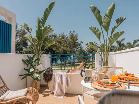 Appartement vue mer avec terrasse à Bahía Feliz : photo 1