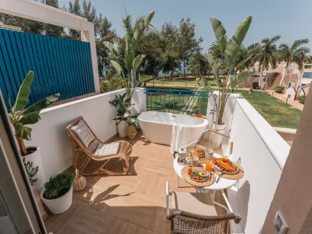 Appartement vue mer avec terrasse à Bahía Feliz : photo 7