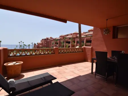 Appartement vue mer à Torrox – Terrasse, piscine, 4 pers. : photo 9
