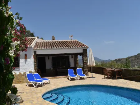 Maison vue mer et montagne, piscine - 6 pers., Gite 6 personnes à Cómpeta - Photo 19