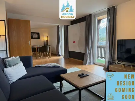 Location appartement à Arosa, Hermann 1 by Arosa Holiday Appartement/Fewo, Bad, WC, 8-Bettwohnung Hermann 1
