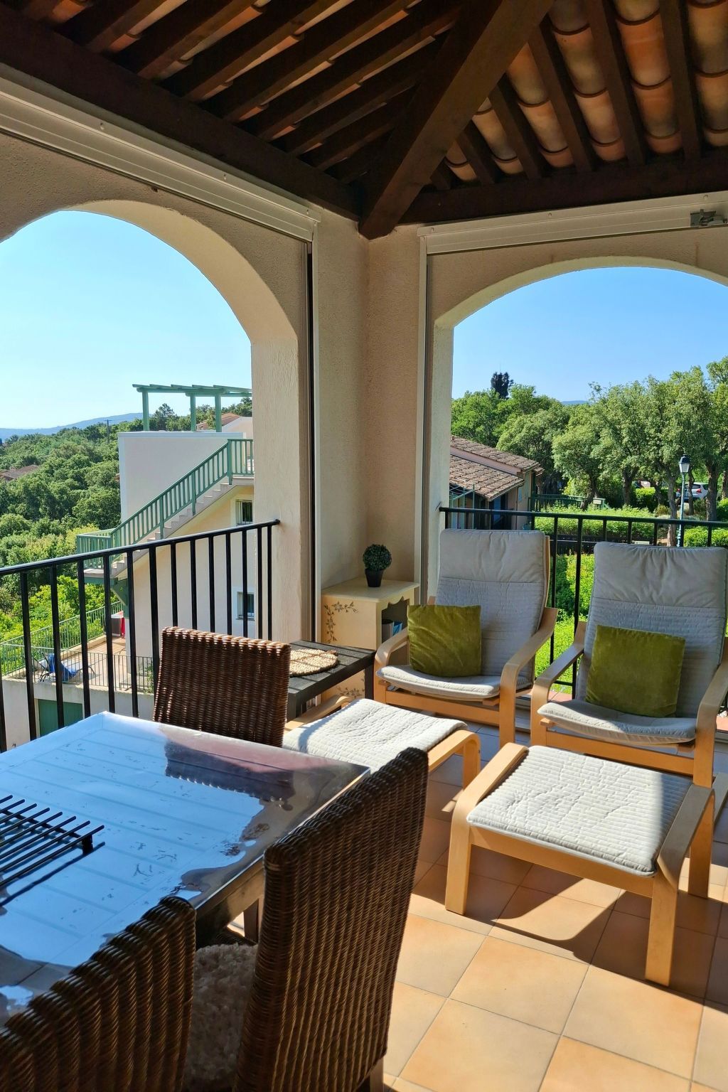 Appartement 6 pers. vue mer à Cogolin, piscine & parc - Photo 6
