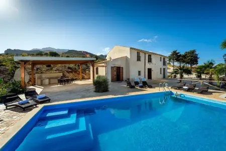 Location villa à Castellammare del Golfo, Villa en Sicile proche de la baie Guidaloca