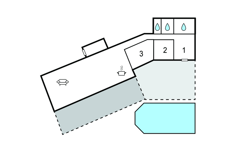 Villa provençale Régusse : piscine privée, 6 personnes - Photo 21