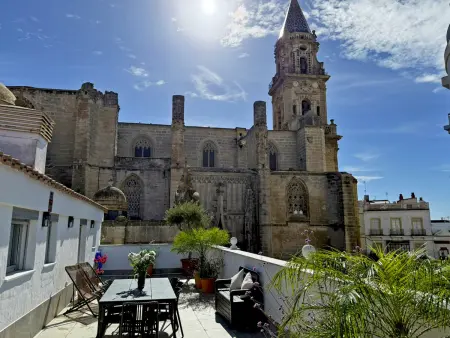 Appartement 75 m² centre Jerez, 2 ch, terrasse & jardin : photo 15