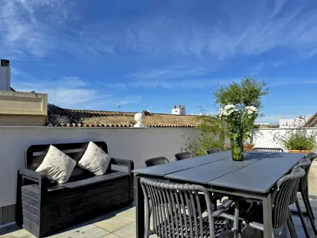 Appartement 75 m² centre Jerez, 2 ch, terrasse & jardin : photo 21