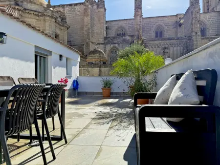 Appartement 75 m² centre Jerez, 2 ch, terrasse & jardin : photo 22