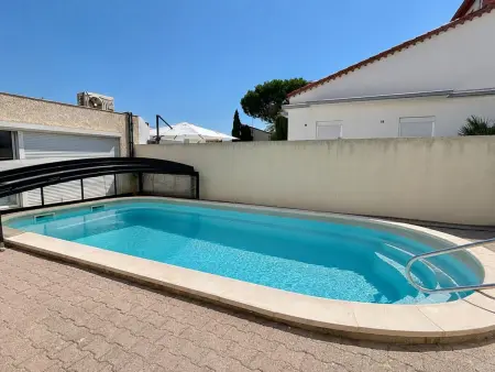 Location maison à Canet en Roussillon, Maison avec piscine privée et climatisation - 8 pers.