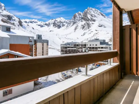 Studio 26 m² Tignes, 4 divans-lits, balcon : photo 2