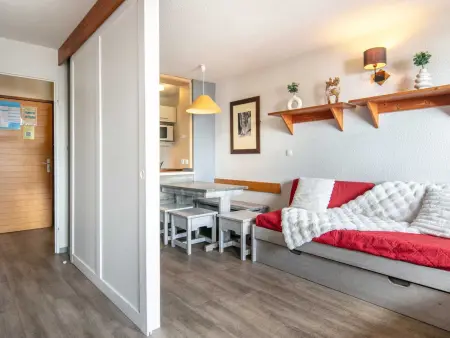 Studio 26 m² Tignes, 4 divans-lits, balcon : photo 3