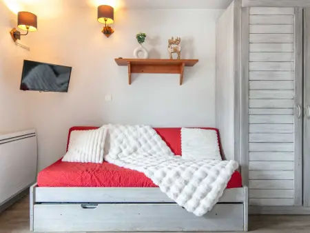 Studio 26 m² Tignes, 4 divans-lits, balcon : photo 5