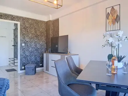 Appartement L'Auteuil à Cagnes-sur-Mer, 200 m de la plage : photo 5