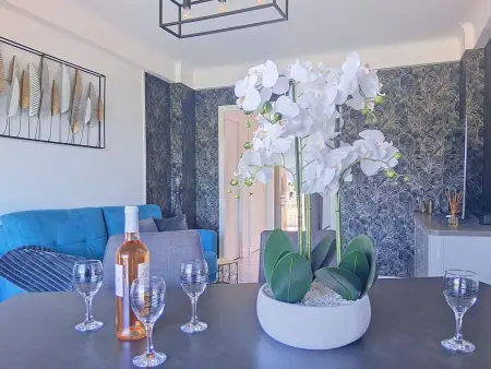 Appartement L'Auteuil à Cagnes-sur-Mer, 200 m de la plage : photo 8