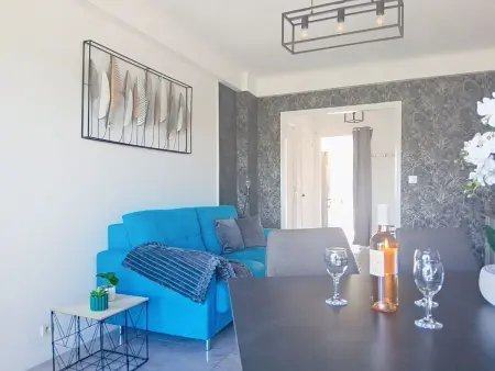 Appartement L'Auteuil à Cagnes-sur-Mer, 200 m de la plage : photo 9