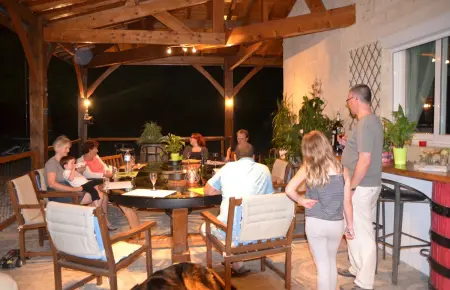 Maison 14 personnes avec piscine partagée à Périssac : photo 21