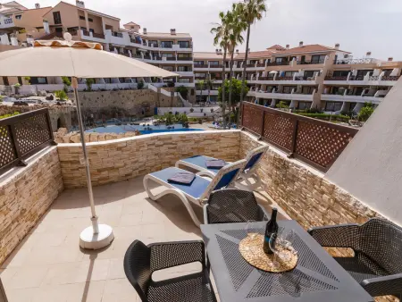 Appartement 1 chambre, terrasse vue piscine à Golf del Sur : photo 6