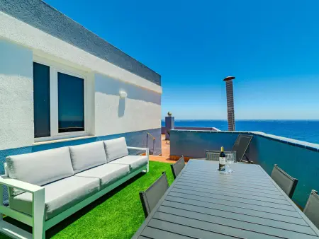 Location appartement à Candelaria, Penthouse avec vue mer - 5 pers.