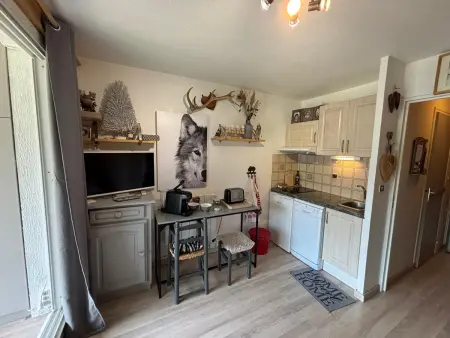 Location appartement à Enchastrayes, Studio fonctionnel, vue montagne - 4 pers.