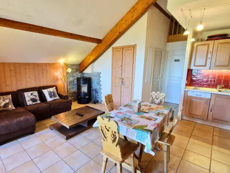 Duplex avec balcon sud, 5 pers. à Saint-Michel-de-Chaillol : photo 3