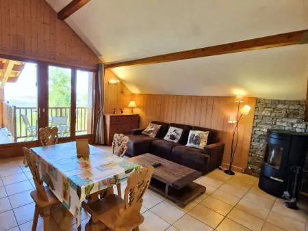 Duplex avec balcon sud, 5 pers. à Saint-Michel-de-Chaillol : photo 4