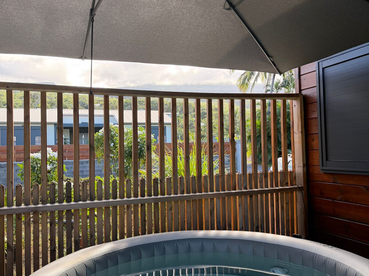 Bungalow avec jacuzzi privatif à Saint-Philippe - Photo 5